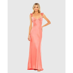 Mac Duggal Embellished Empire Waist Column Gown Size 14